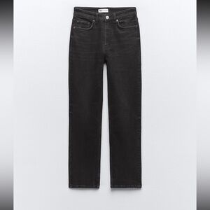 TRF STOVE PIPE JEANS WITH HIGH WAIST- Zara